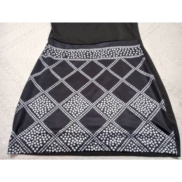 CBR medium black dress womens medium cotton polyester thigh length sleeveless - Picture 2 of 9